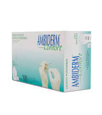 GUANTE DE LATEX CONFORT AMBIDERM, TALLA S (100X1)
